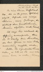Nachlass Franz Steindachner, Brief von Erwin Zach an Franz Steindachner (24.08.1908), Inv.Nr. 604.01, Seite 3